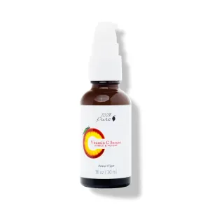100% PURE Vitamin C Face Serum Hydrating Glow Skin Care with ALA Aloe   Vitamin E Oil - Daily Firming & Correcting Anti Aging Facial Moisturizer for Women & Men All Skin Types, Vegan - 1 Fl Oz