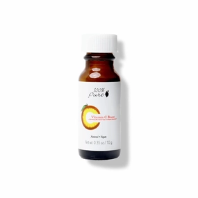 100% PURE Vitamin C Boost Powder to Serum Rejuvenate Face Firming Antioxidants & Hyaluronic Acid Illuminating Vibrant Facial Skin Care - Vegan - .35oz
