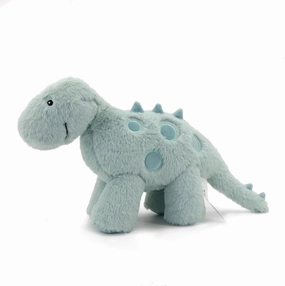 10 inches 1.1lb Lavender Dinosaur Microwaveable Plush Toy, Light Green Flaxseed Dino Stuffed Animals