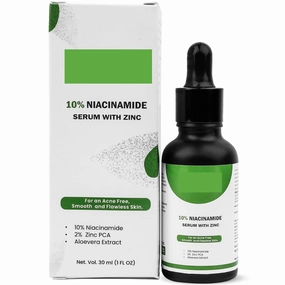 10% Niacinamide Face Serum, Clear Glowing Skin, Acne Marks, Blemishes & Oil Balancing With Zinc, Reduces Dullness, Hydrates, Repair Skin, Brightening Serum For Oily & Acne Prone Skin -30Ml