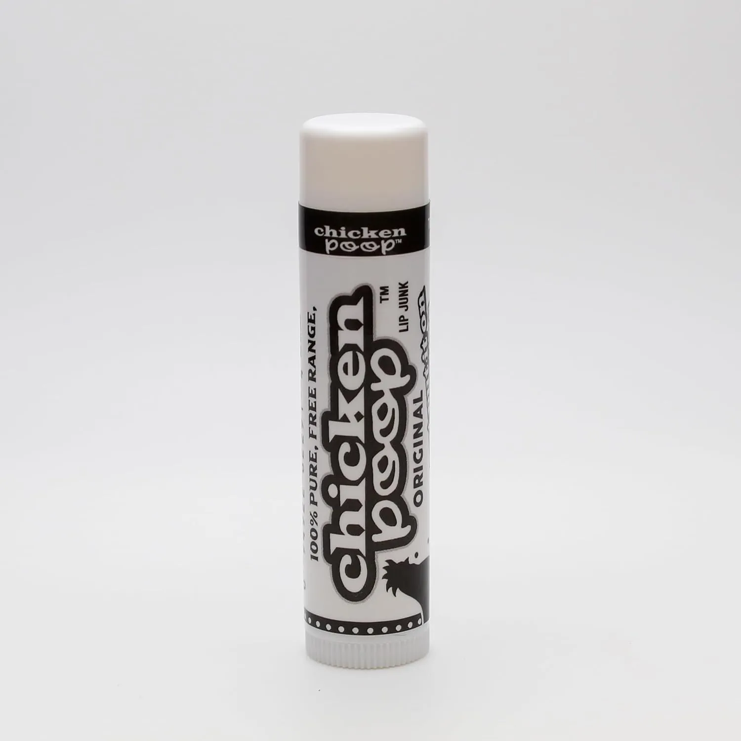 .15 oz. Chicken Poop® ORIGINAL FLAVOR Lip Junk for Dry, Chapped Lips, LIP BALM PACK OF 6