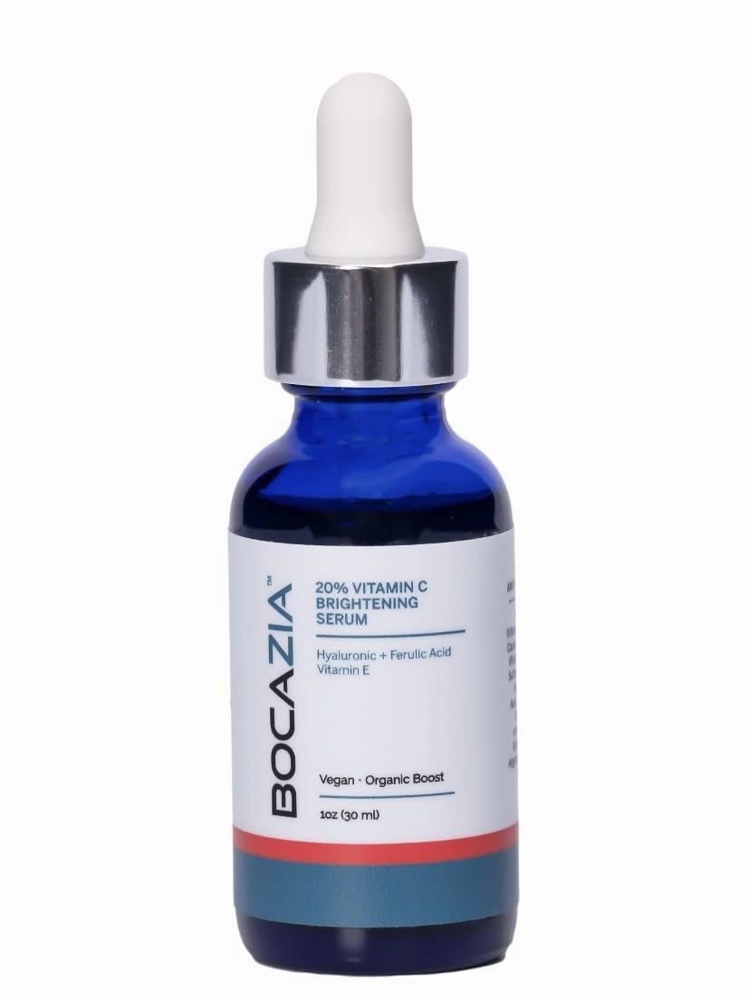 20% Vitamin C Face Serum with Vitamin E   Ferulic Acid   Hyaluronic Acid - Anti Aging - Dark Spot Corrector - Clean Vegan All Natural - Hydrating - Blemish   Acne Control - 1 Oz - Made In USA