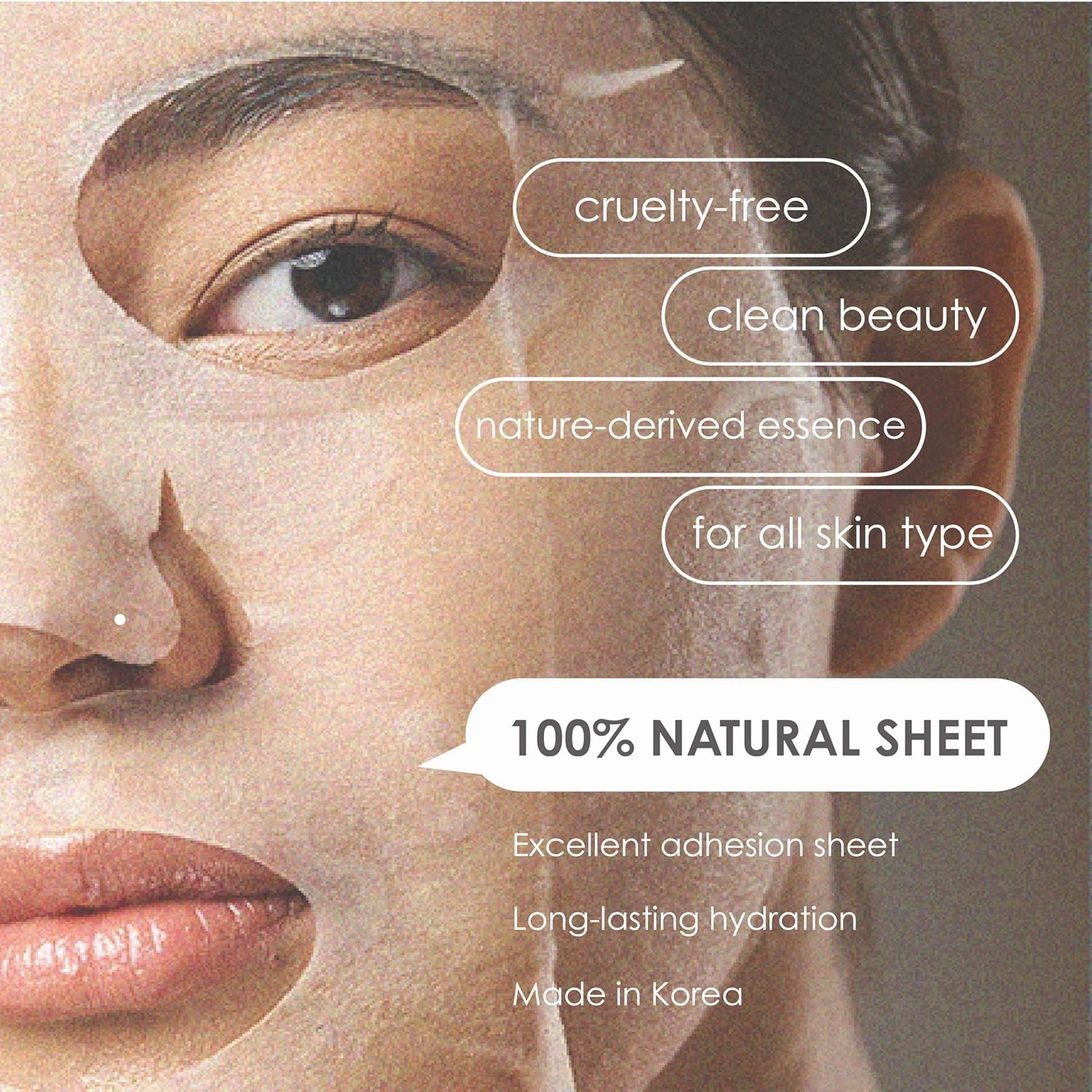 24 PK Vegan Face Masks for Skincare - Coconut, Aloe, Vitamin, Cucumber Facial Sheet Mask Korean Skin Care (24PK Cucumber & Vitamin)