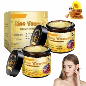 2pcs Bee Venom Comprehensive Cream, Advanced Firming & Wrinkle-Reducing Cream, Professional Bee Venom Skin Creams, Natural Skin Moisturizer for All Skin Types
