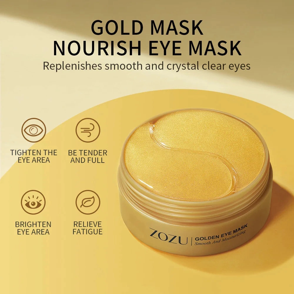60 Piece Avocado Collagen Eye Mask For Dark Circles & Bags