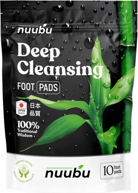 | Cleansing Foot Pads | Better Sleep & Foot Care | Premium Japanese Organic Foot Pads with Ginger Powder | Cleanse, Moisturize, Energize (10 Pc)