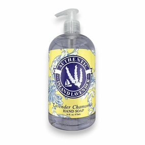 | Lavender Chamomile Liquid Soap - 16.5 oz | Gentle Hand Soap with Natural Lavender & Chamomile Essential Oils | Moisturizing, Paraben-Free Formula | Made in the USA