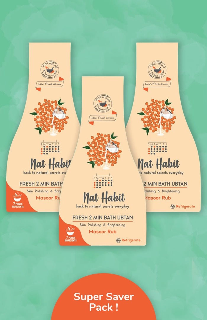 <strong>Masoor Rub Bath Ubtan</strong> <br><i>Skin Polishing & Brightening</i>