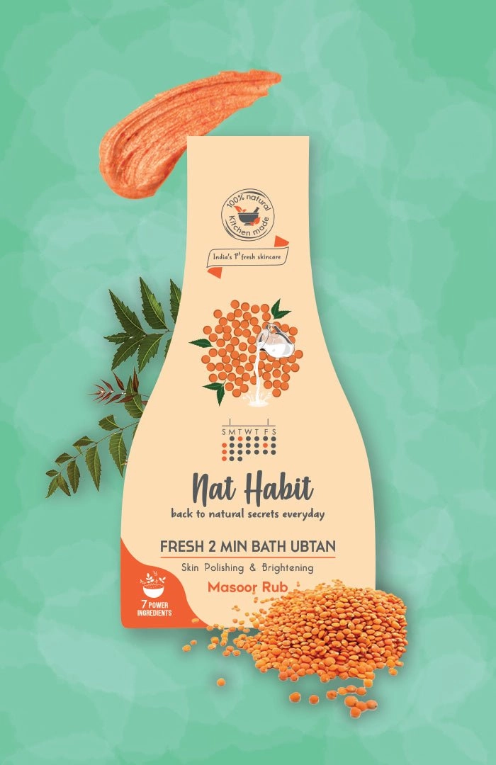 <strong>Masoor Rub Bath Ubtan</strong> <br><i>Skin Polishing & Brightening</i>