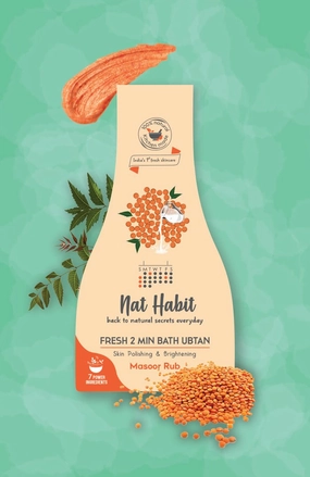 <strong>Masoor Rub Bath Ubtan</strong> <br><i>Skin Polishing & Brightening</i>