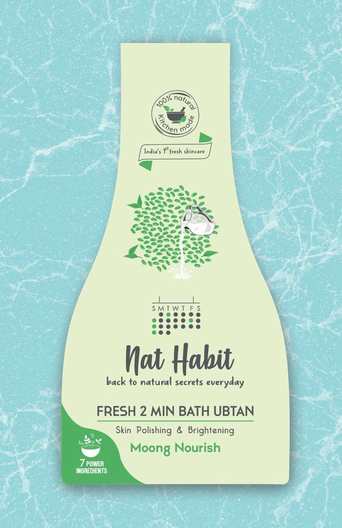 <strong>Moong Nourish Bath Ubtan</strong> <br><i>Skin Polishing & Brightening</i>