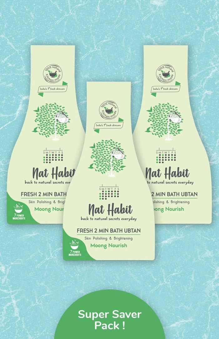 <strong>Moong Nourish Bath Ubtan</strong> <br><i>Skin Polishing & Brightening</i>