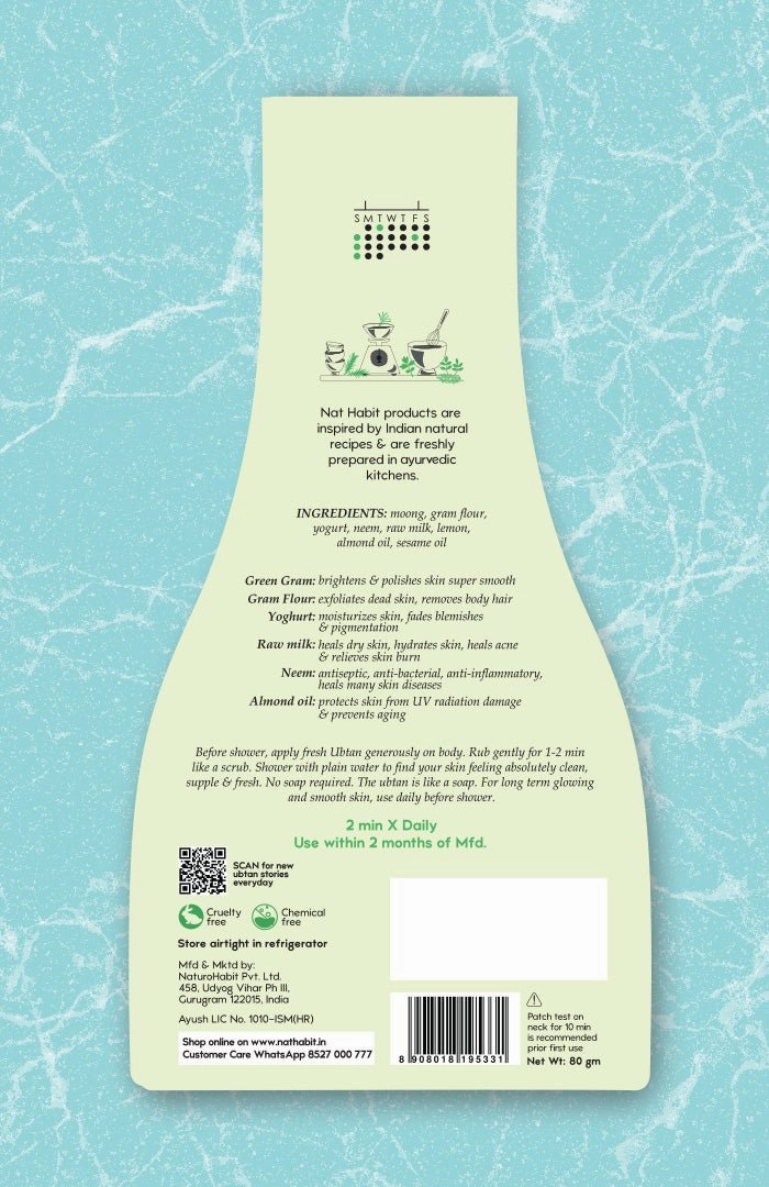 <strong>Moong Nourish Bath Ubtan</strong> <br><i>Skin Polishing & Brightening</i>