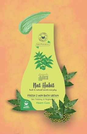 <strong>Neem Cure Bath Ubtan</strong> <br><i>Skin Polishing & Brightening</i>
