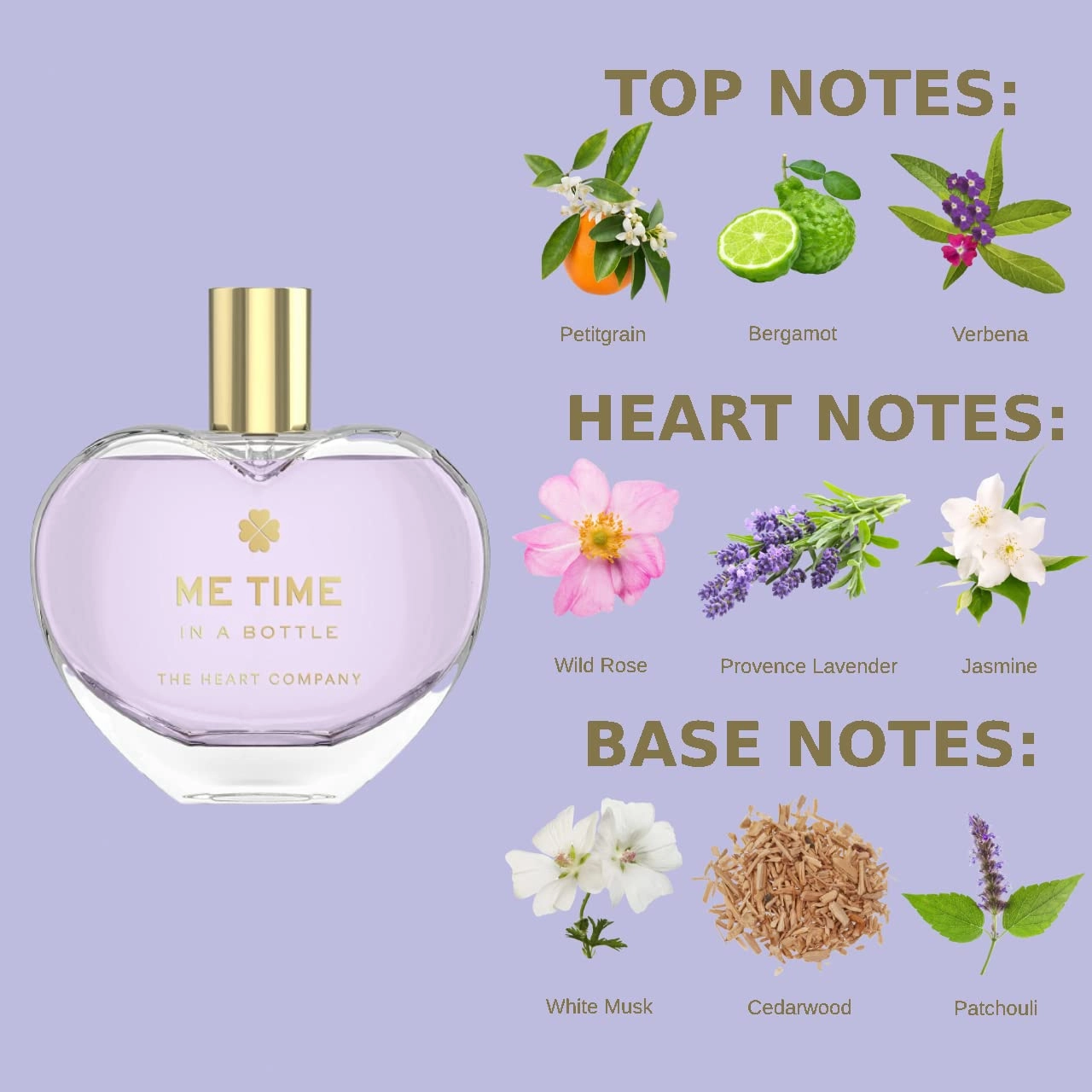 | Me Time in a bottle | Lavender Perfume for women | Vegan Women's Eau de Parfum Fragrance Spray 75ml - 2.5 fl.oz.