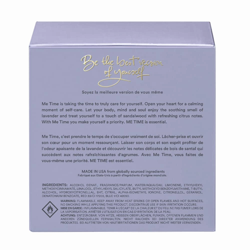 | Me Time in a bottle | Lavender Perfume for women | Vegan Women's Eau de Parfum Fragrance Spray 75ml - 2.5 fl.oz.