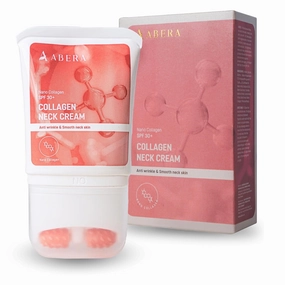 ABERA Collagen Neck Cream, Firming & Lifting, Natural Anti-Aging Moisturizer with Niacinamide, Brightens Dark Spots & Treats Acanthosis Nigricans, Smooths Crepey Skin (1.76 Fl Oz)