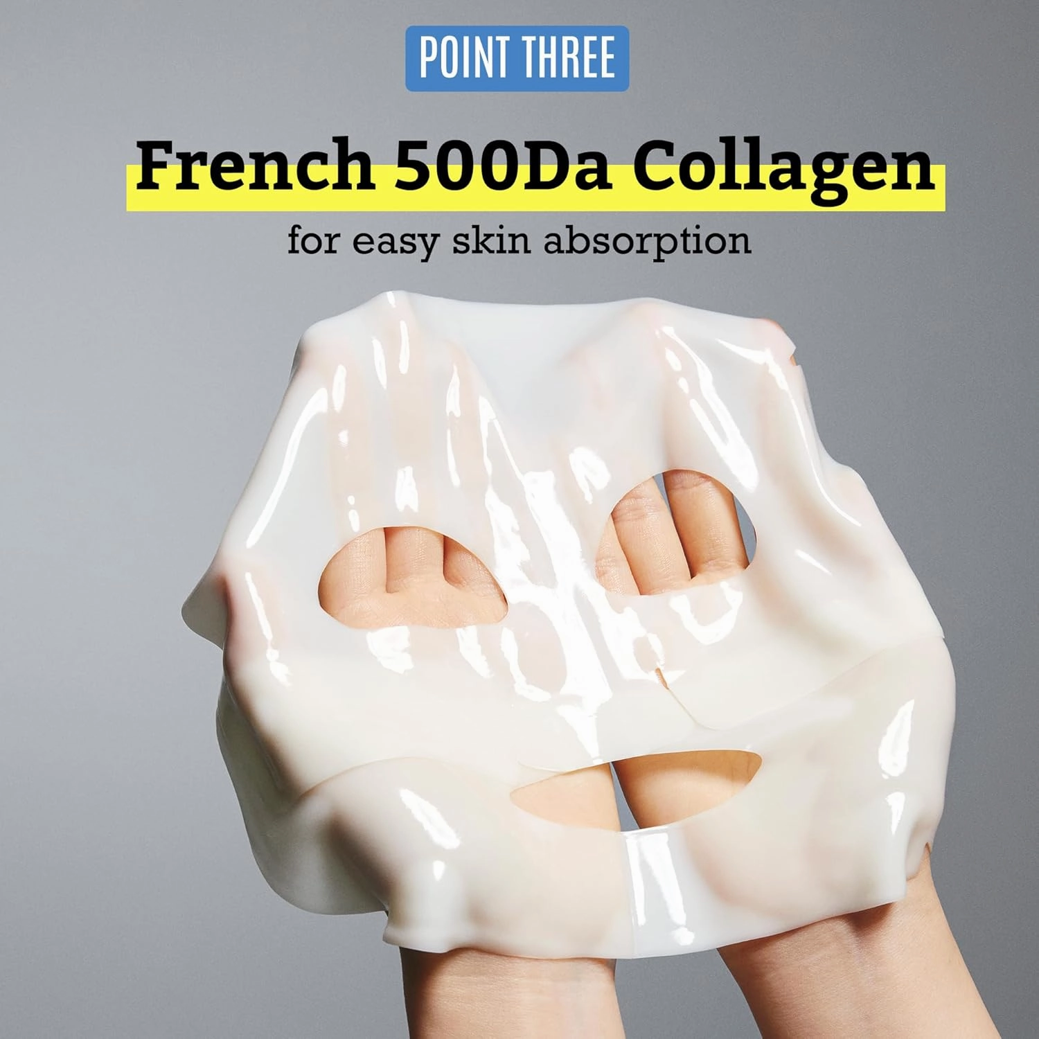 About Me [MediAnswer] Vita Collagen Mask - Premium Firming & Revitalizing Sheet Mask with French Collagen & Vitamin Complex, Hydrating & Nourishing (Pack of 5)