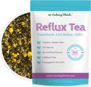 Acid Reflux Loose Leaf Tea | Acid Reflux, Heartburn & Indigestion | Caffeine-Free | 36 Cups