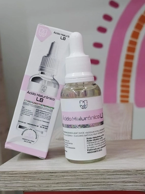 Acido Hialuronico LB Hyaluronic Acid Facial Serum with Sodium Hyaluronate, Glycerin, Cucumber Extract