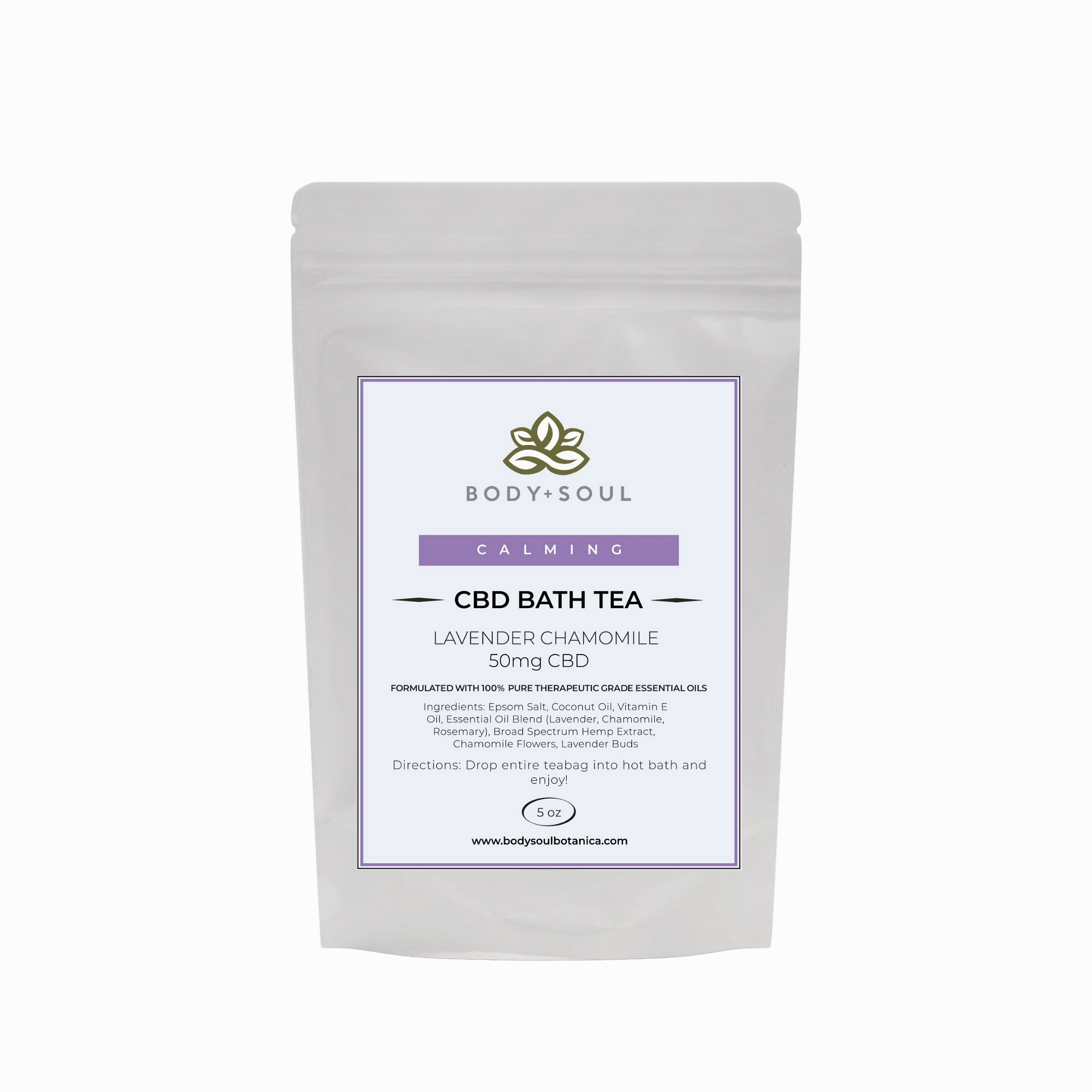Add-On Special: Calming CBD Bath Tea (50mg CBD)
