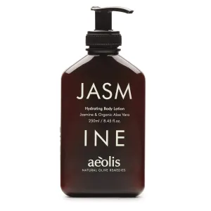 Aeolis Body Lotion - Hydrates and Nourishes the Hands, Face and Body - Absorbs Quickly - Uses Jasmine, Aloe Vera & Pomegranate   Olive Oil - Hydrating - 6.8 Fl Oz