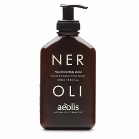 Aeolis Body Lotion - Hydrates and Nourishes the Hands, Face and Body - Absorbs Quickly - Uses Neroli Oil   Olive Oil - Nourishing - 6.76 Fl Oz