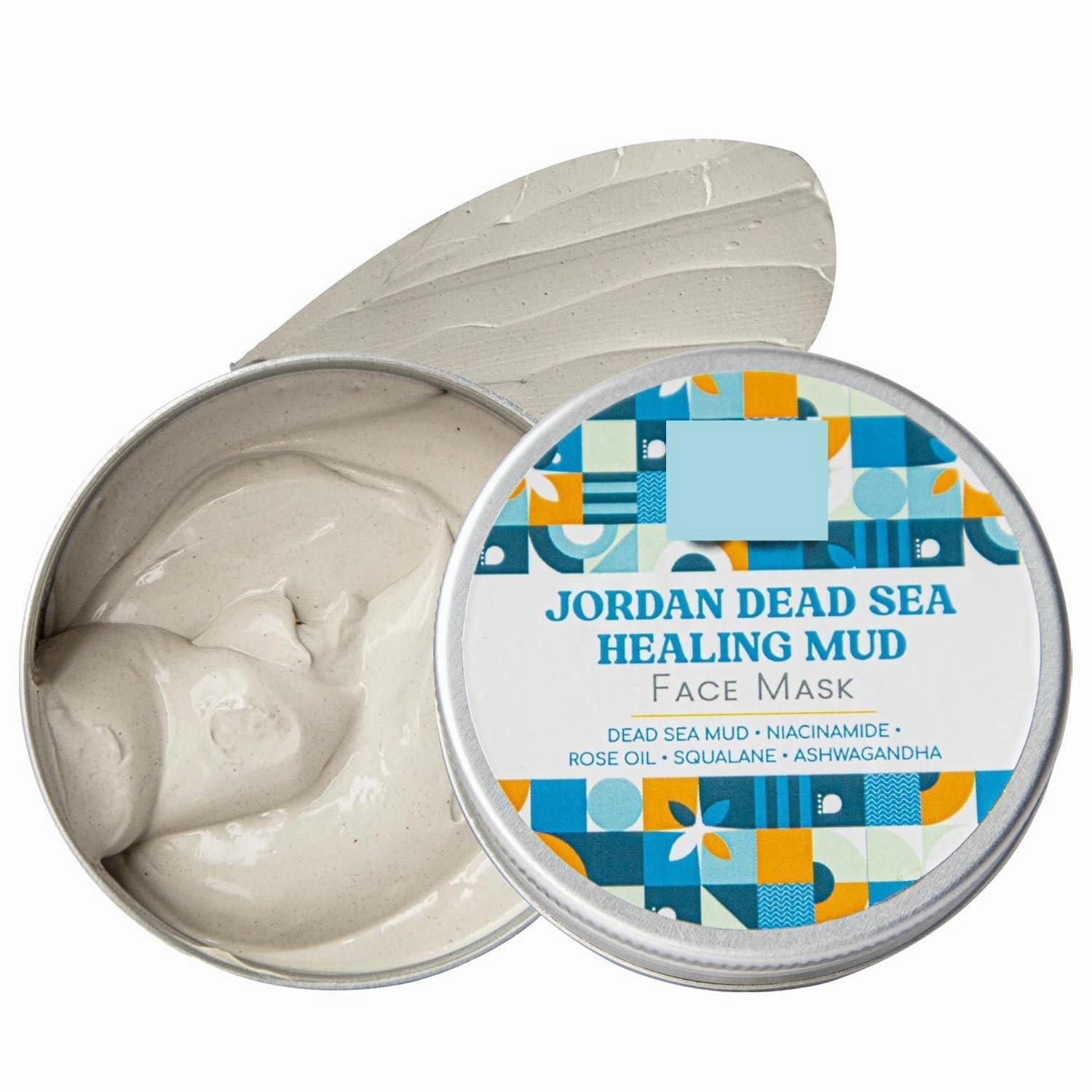 Aero Jordan Dead Sea Mud Face Mask | 2% Niacinamide | Detox & Purifying Clay Mask | Absorbs Oil & Toxins | Fights Blemishes & Aging | De-Tan & Brightens | Evens Tone & Hydrates Skin | 100g