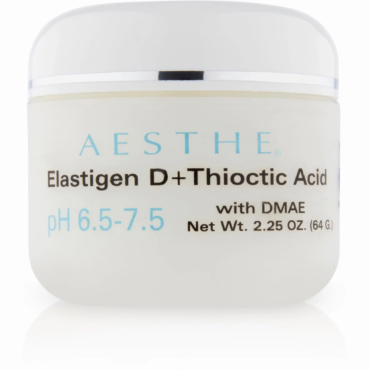 Aesthe Elastigen D  Thioctic Acid with DMAE - Advanced Formula for Normal to Dry Skin, Scars, and More - Deeply Nourishing Ingredients - Alpha Lipoic Acid, Aloe, Botanicals - 2.25 oz