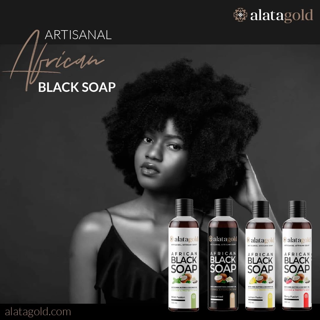 African Black Soap Liquid Body Wash (Pack of 2) – Moisturizing Black African Soap with Shea Butter, Aloe, Honey & Coconut Oil – Deep Cleansing & Hydrating – 16.9 oz (Unscented)