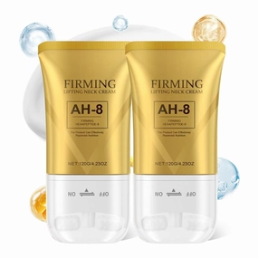 AH-8 Firming Neck Cream for Crepey Skin Body Care Comfort, Lifting Neck Firming Cream with Roller, Moisturizing, Tightening Lotions Cosmetic Skin Care Skin Repair for Women Men (2)