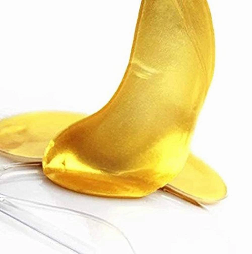 AICHUN BEAUTY 10/20/30/40/100 Pairs Crystal 24K Gold Powder Gel Collagen Eye Mask Sheet Patch, Anti Ageing, Remove Bags, Dark Circles & Puffiness, Skincare, Anti Wrinkle, Moisturising (40)