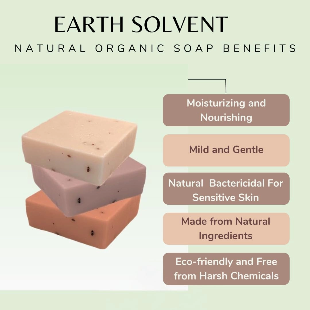 All Natural Organic Cold Process Bar Soap Made from All Natural Ingredients No Harsh Chemicals Formulated for Sensitive Skin 5oz (Patchouli, Eucalyptus Aloe, White Tea Ginger) Pack of 3