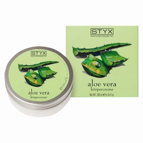 ALOE VERA BODY CREAM - Aloe Vera After Sun Lotion for Sunburn Relief with Shea Butter, Jojoba Oil, Macadamia Oil, and Soybean Oil - Organic, Vegan, and Made in Austria