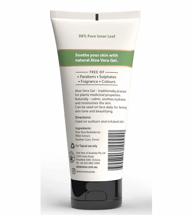 Aloe Vera of Australia Aloe Vera Pure Inner Leaf Gel Tube 98% Aloe 100ml