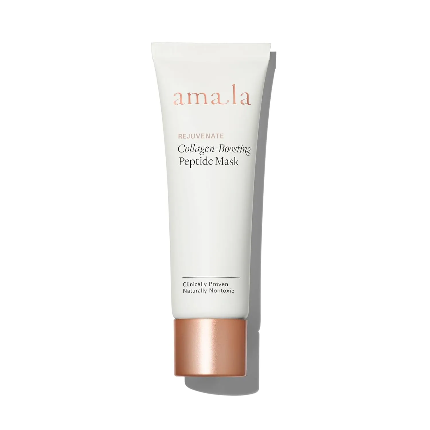 Amala Collagen Boosting Peptide Mask - All Natural Anti Aging Moisturizing Face Mask with Collagen Activating Peptides, Plant Based Retinol & Vitamin C for Fine Lines & Wrinkles (50ml)