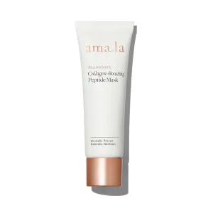Amala Collagen Boosting Peptide Mask - All Natural Anti Aging Moisturizing Face Mask with Collagen Activating Peptides, Plant Based Retinol & Vitamin C for Fine Lines & Wrinkles (50ml)