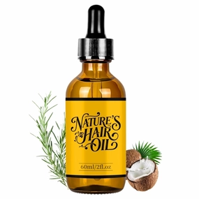 Amazing Hair Saviour ，Natural Hair Oil with Almond，Rosemary & Coconut Oil, Nourishes Dry and Damaged Hair, Soothes the Scalp, and Makes Hair Soft, Fluffy and Shiny (1)