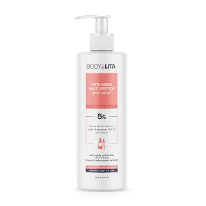 Anti Aging Multi-Peptide Body Wash with Beta Glucan, Skin Renewal, Deep Hydration, Wrinkle Reduction, 5.07 Fl Oz (1)