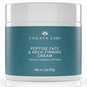 Anti-Aging Facial Cream with Peptides for Face & Neck Firming