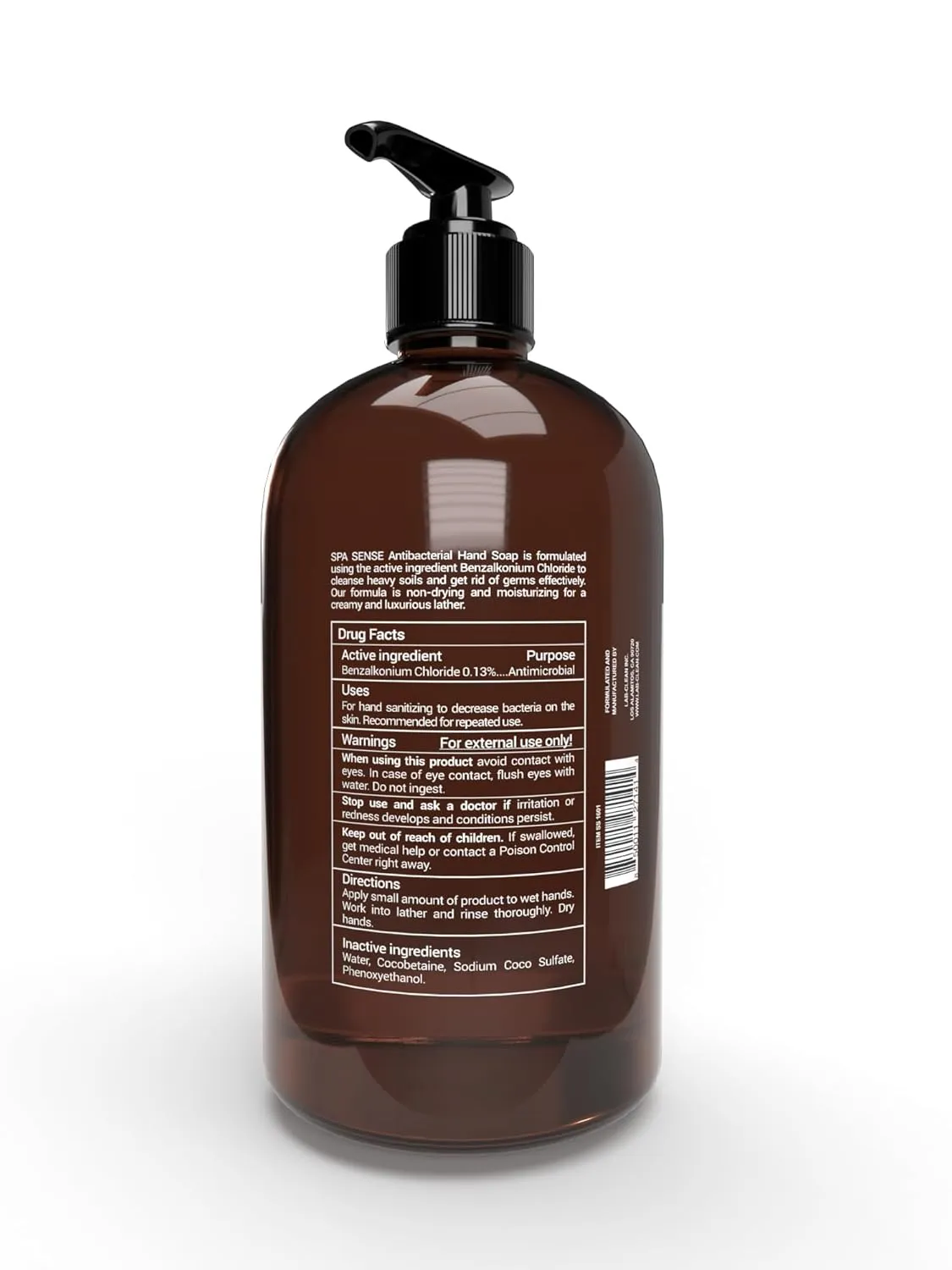 Antibacterial Hand Soap with Aloe Vera - Kills 99.99% of Germs - Non-Drying, Hydrating, Conditioning - Rich, Creamy, and Nourishing Hand Wash, 16 Ounce, Unscented, 2 Pack