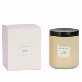 Archipelago Botanicals Lavender Body Scrub, Lavender with Bitter Orange & Sandalwood Hints, Exfoliate and Rejuvenate (9.4 oz)
