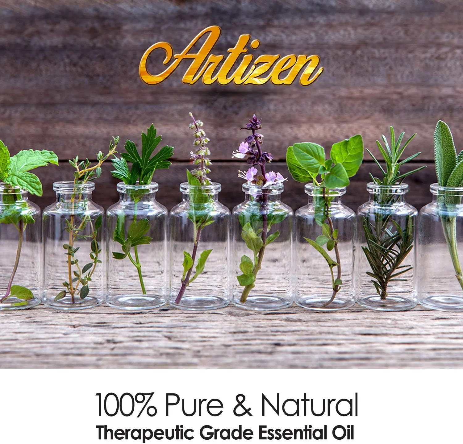 Artizen - Melissa Essential Oil 2 oz Pure Melissa Oil for Skin, DIY, Aromatherap - 60 ml