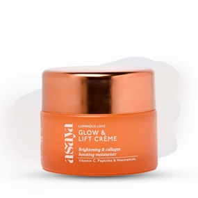 Asaya Vitamin C Moisturizer | Hydrating & Brightening Cream with Niacinamide, Peptides & Hyaluronic Acid | Boosts Collagen, Evens Tone, Fades Dark Spots | Lightweight & Non-Greasy | 50g