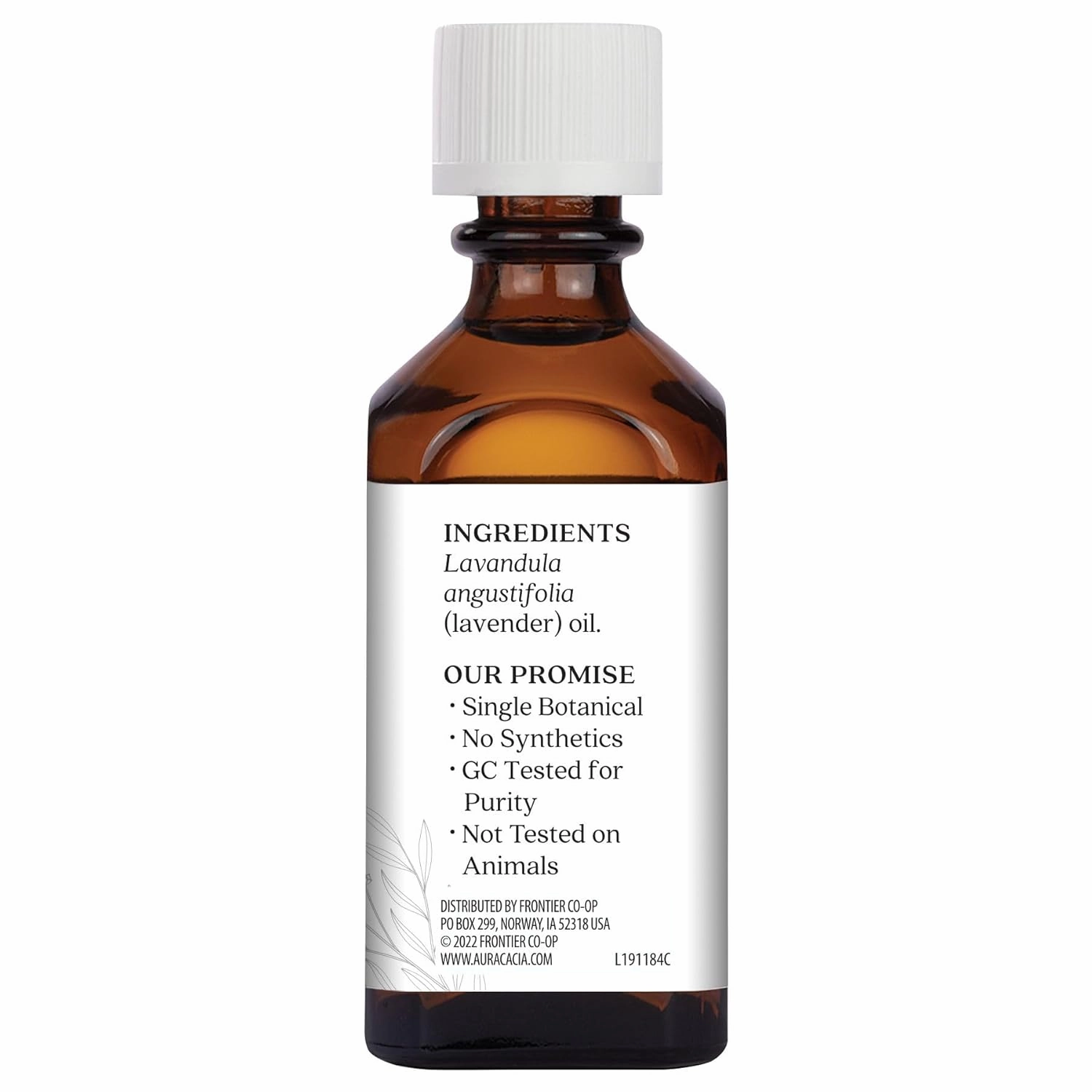 Aura Cacia 100% Pure Lavender Essential Oil | GC/MS Tested for Purity | 60 ml (2 fl. oz.) | Lavandula angustifolia