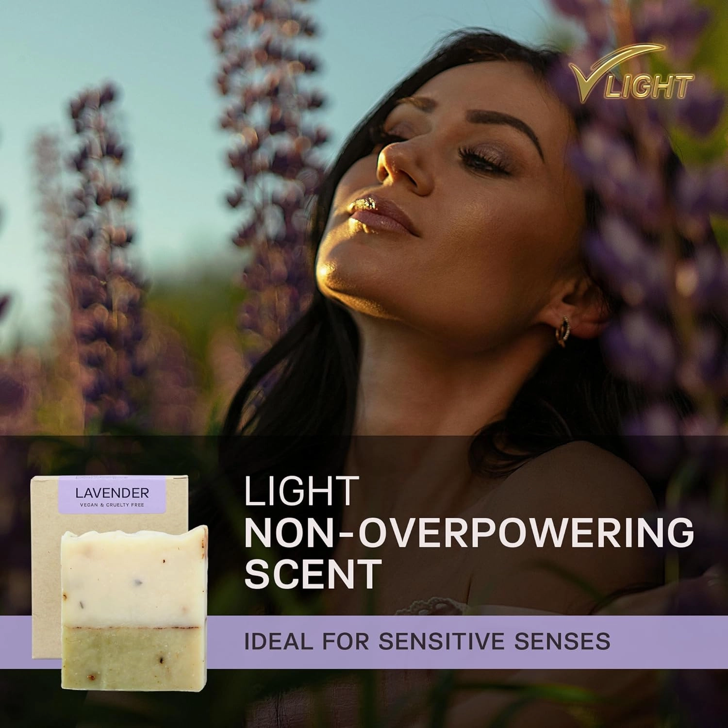 AUTHENTIC BATH & SOAP - Lavender Soap Bars (2PK) – Scented with Lavender essential Oil Organic, Relaxing & Soothing, Face and Body Unscented Bar soap for Women & Men, Cruelty Free, Vegan. 4.2 Oz each