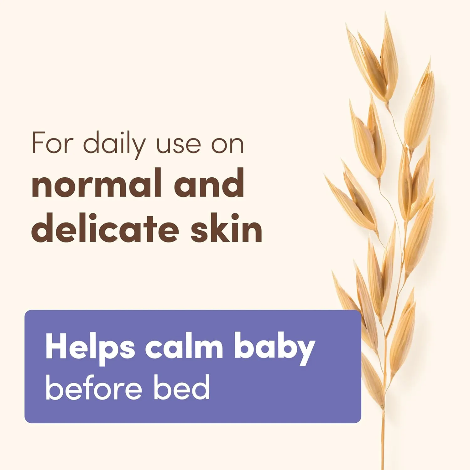 Aveeno Baby Calming Comfort Bath & Lotion Set, Nighttime Baby Skin Care Products with Natural Oat, Lavender & Vanilla Scents, Paraben-, Phthalate- & Phenoxyethanol-Free, 2 Items