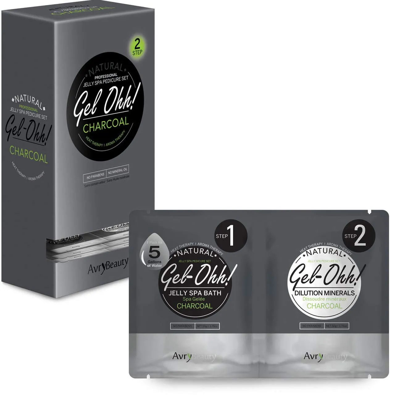Avry Gel-Ohh Jelly Spa Bath (Charcoal)