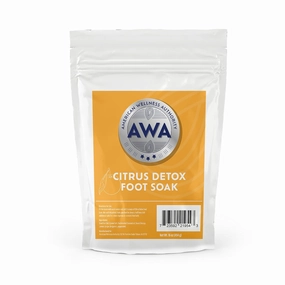 AWA Pedicure Foot Soak with Epsom Salts for Soaking for Pain - Muscle Relaxer Foot Soak Salts for Muscle Pain, Foot Aches, and Joint Soreness - Leg Swelling Relief Foot Detox (Citrus)