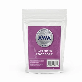 AWA Pedicure Foot Soak with Epsom Salts for Soaking for Pain - Muscle Relaxer Foot Soak Salts for Muscle Pain, Foot Aches, and Joint Soreness - Leg Swelling Relief Foot Detox (Lavender)